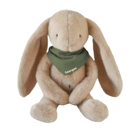 doudou lapin bébé personnalisable cadeau naissance made in france
