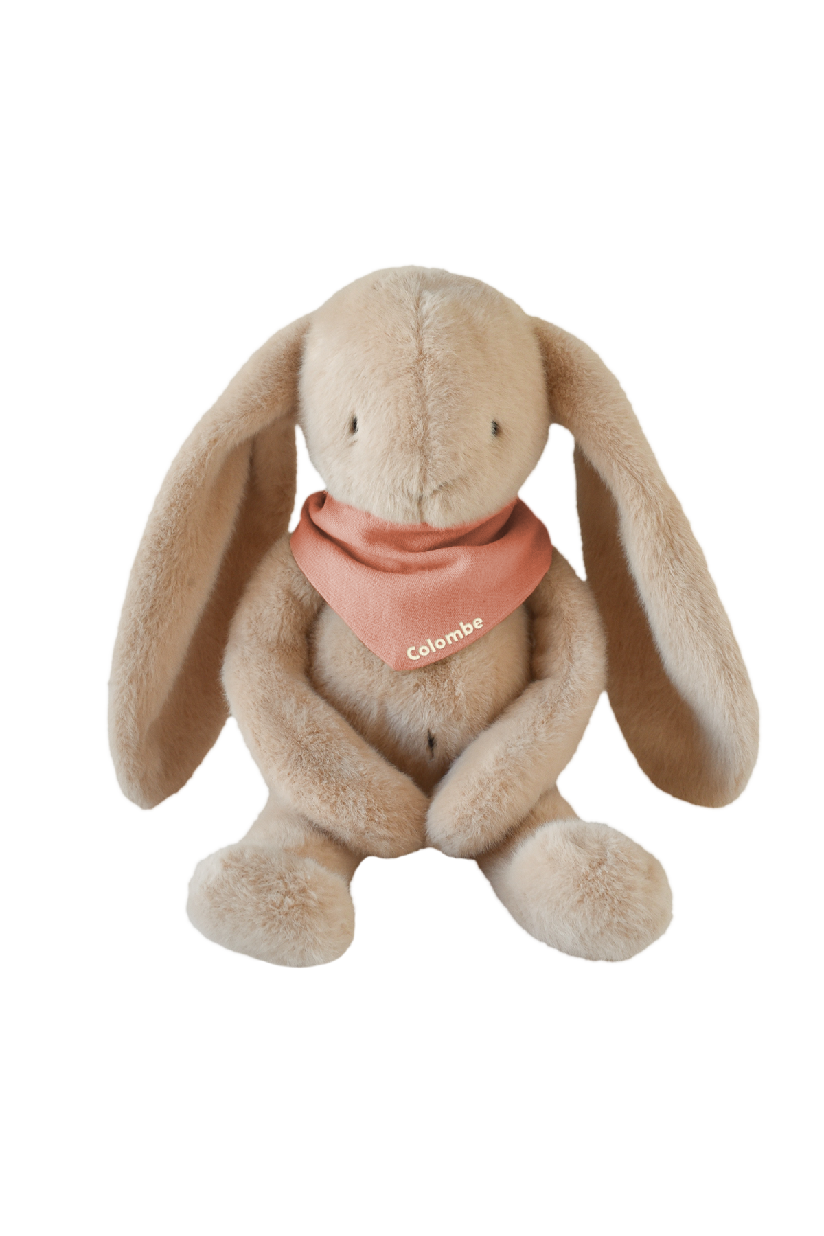 Personalizable baby bunny lovey, made-in-France newborn gift