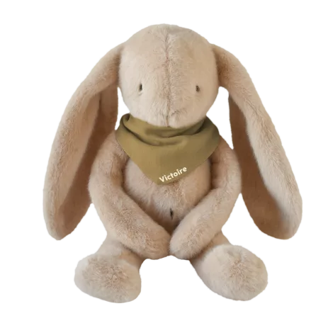 doudou lapin bébé personnalisable cadeau naissance made in france