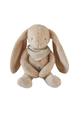 Personalizable baby bunny lovey, made-in-France newborn gift