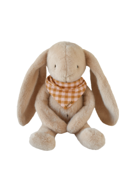 Personalizable baby bunny lovey, made-in-France newborn gift