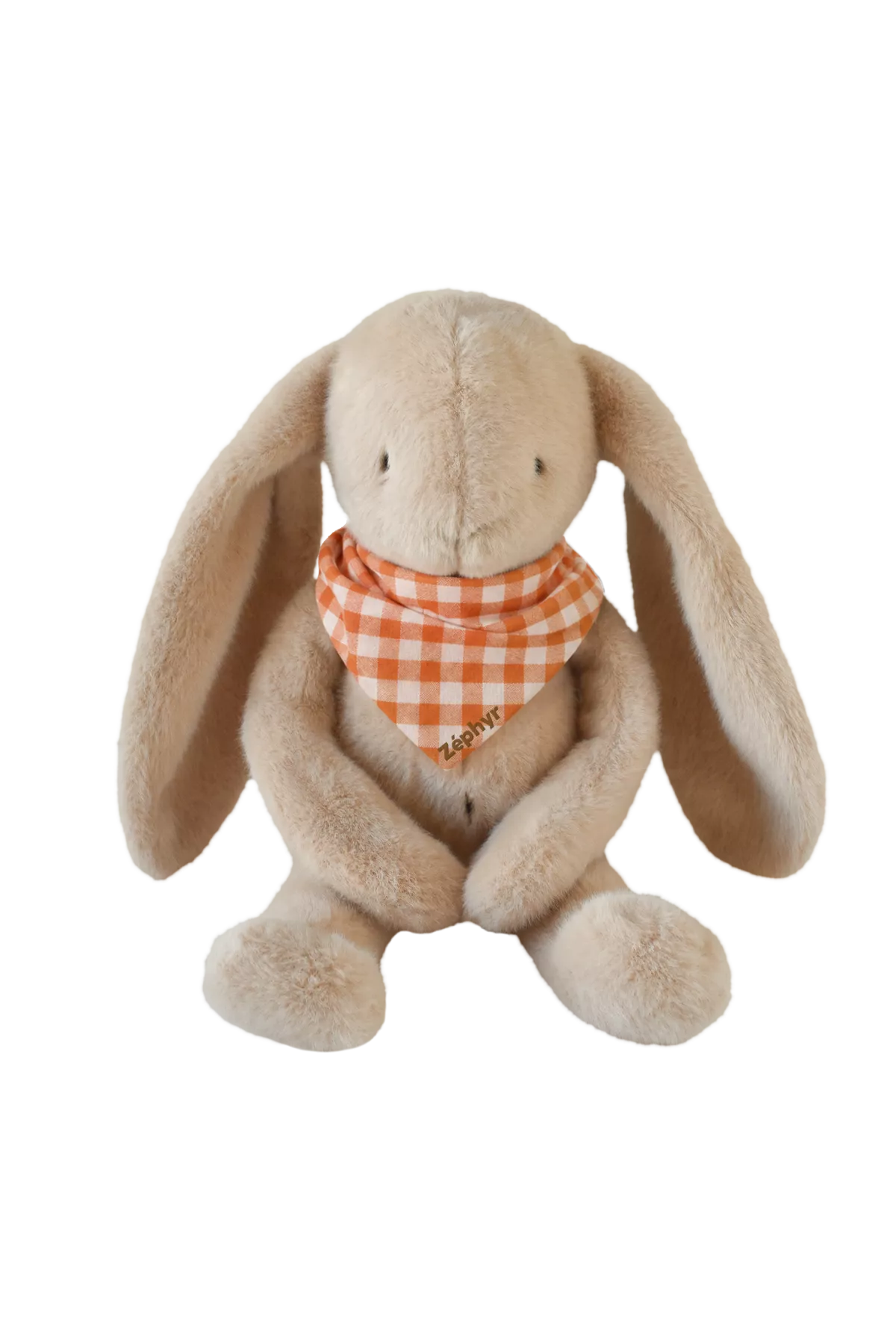 Peluche de apego de conejito para bebé, personalizable, regalo de nacimiento, hecha en Francia