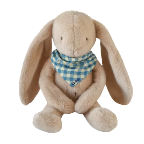 doudou lapin bébé personnalisable cadeau naissance made in france