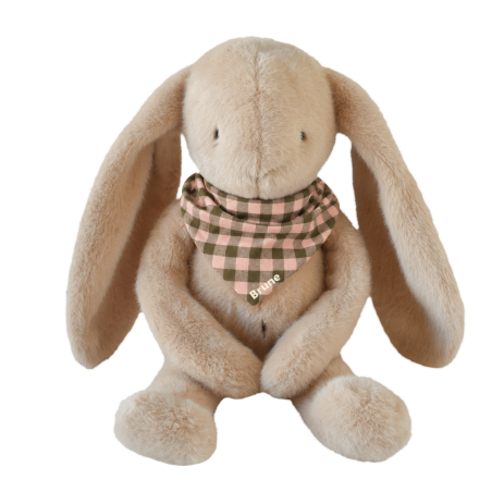 Peluche de apego de conejito para bebé, personalizable, regalo de nacimiento, hecha en Francia