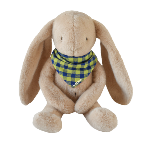 doudou lapin bébé personnalisable cadeau naissance made in france