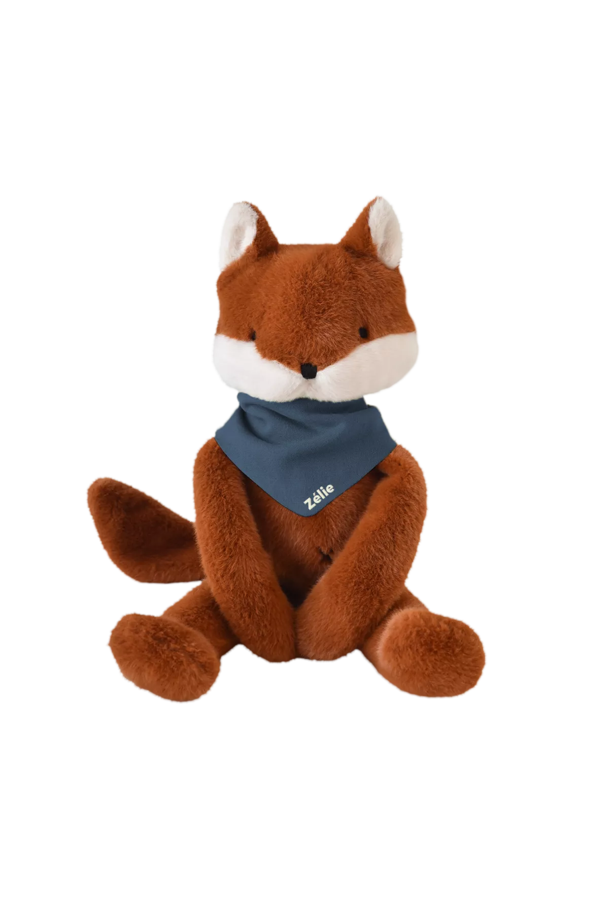 doudou renard bébé personnalisable cadeau naissance made in france
