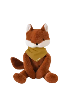 doudou renard bébé personnalisable cadeau naissance made in france