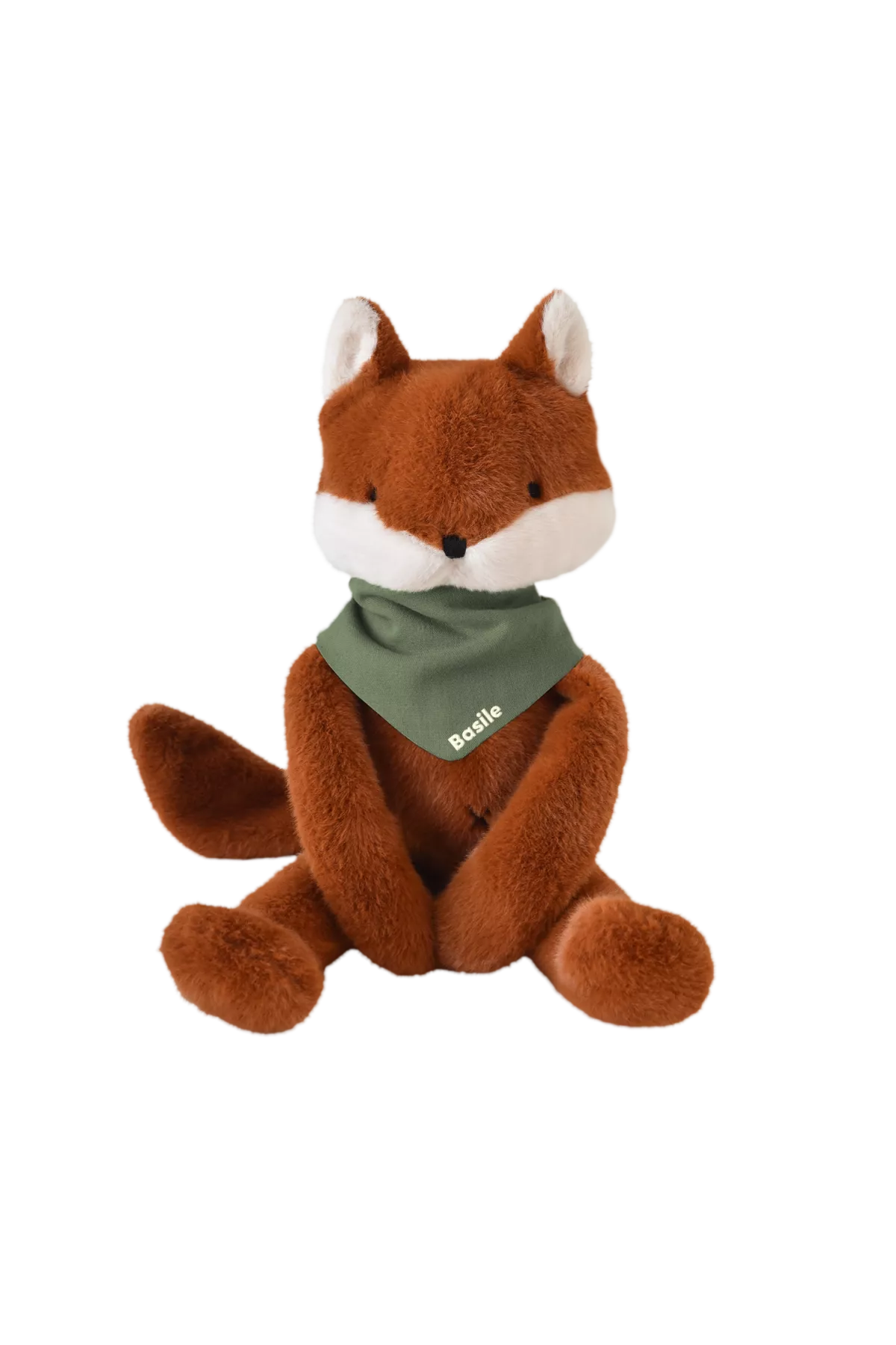 Peluche de apego de zorro personalizable para bebé, regalo de nacimiento hecho en Francia