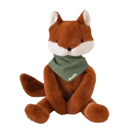 doudou renard bébé personnalisable cadeau naissance made in france