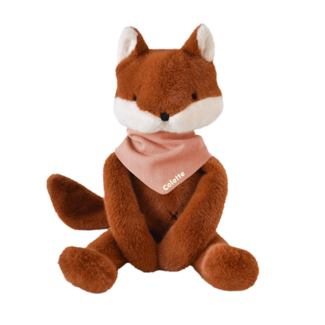 doudou renard bébé personnalisable cadeau naissance made in france