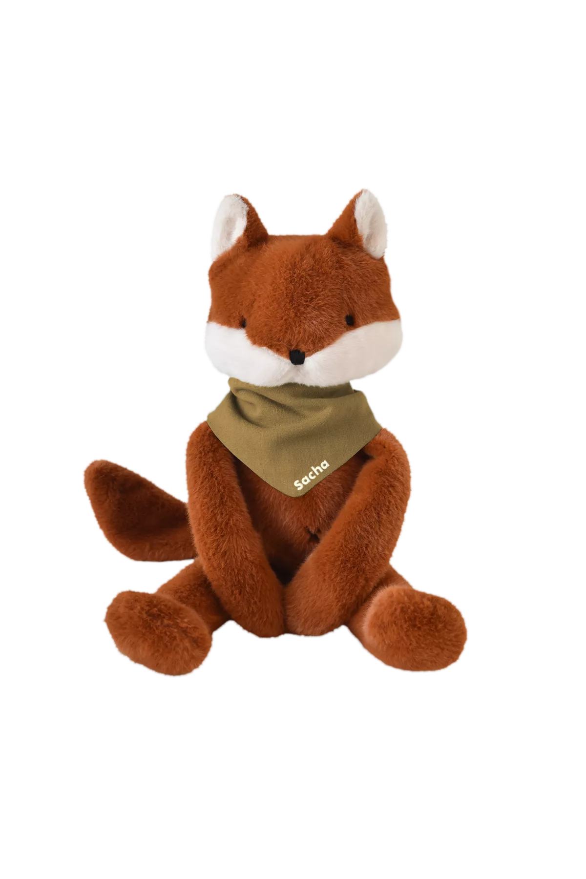 doudou renard bébé personnalisable cadeau naissance made in france