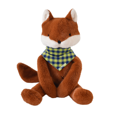 doudou renard bébé personnalisable cadeau naissance made in france