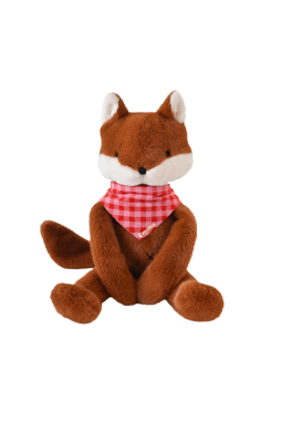 doudou renard bébé personnalisable cadeau naissance made in france