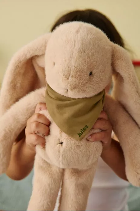 doudou lapin bébé personnalisable cadeau naissance made in france