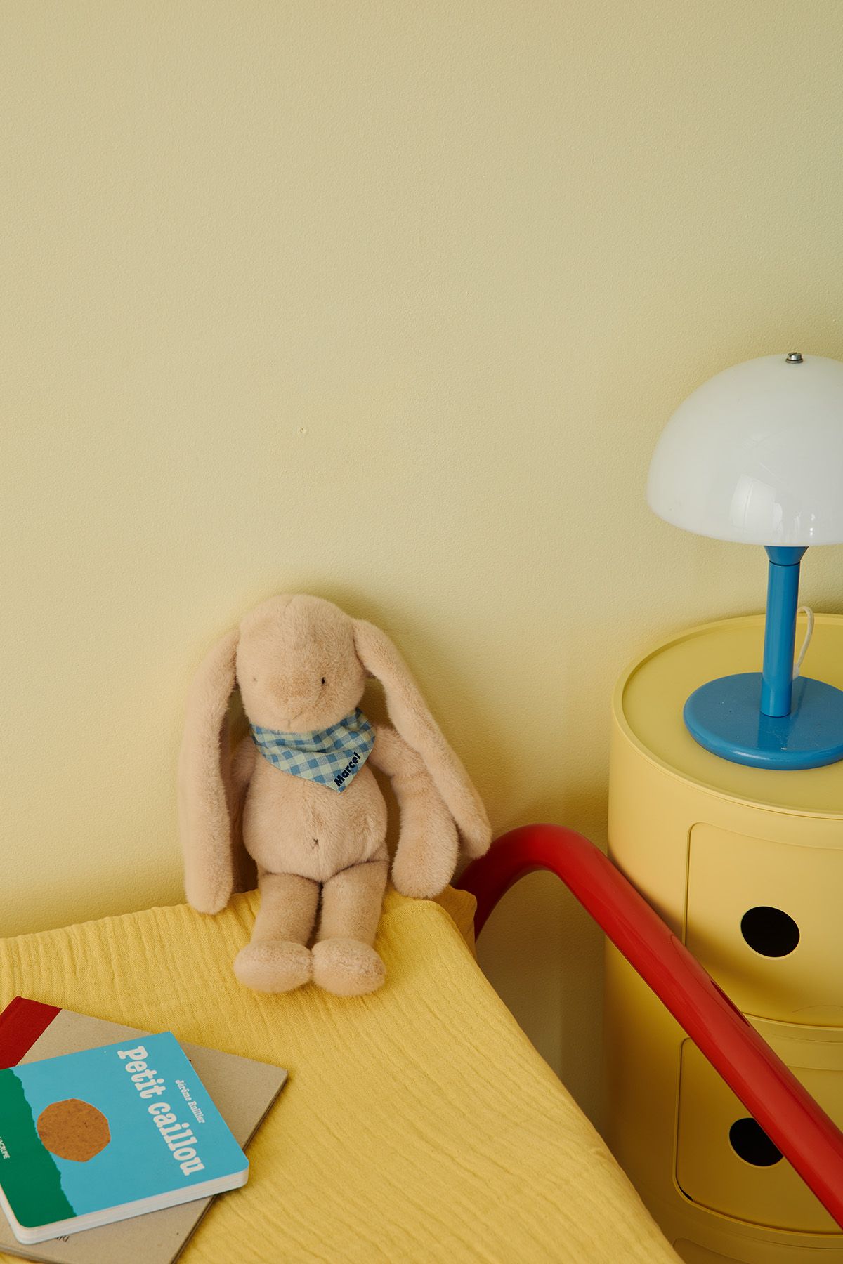 Peluche de apego de conejito para bebé, personalizable, regalo de nacimiento, hecha en Francia