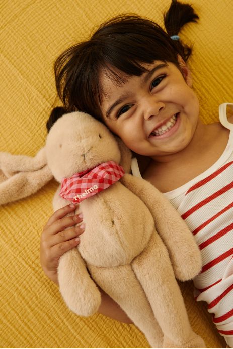 doudou lapin bébé personnalisable cadeau naissance made in france
