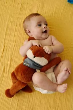 doudou renard bébé personnalisable cadeau naissance made in france