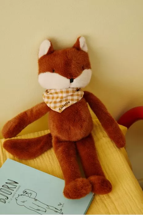 doudou renard bébé personnalisable cadeau naissance made in france