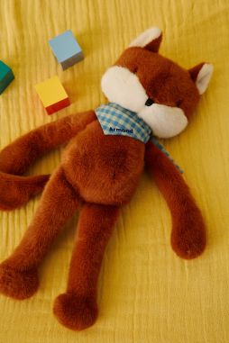 doudou renard bébé personnalisable cadeau naissance made in france