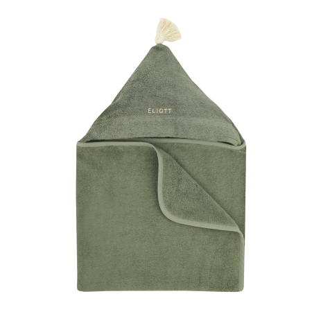 capa de baño para bebé personalizable de rizo absorbente y suave