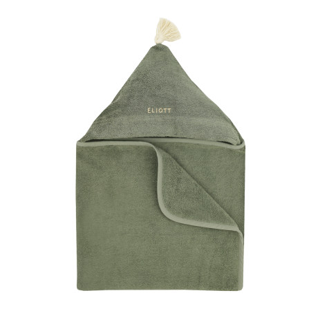 cape de bain bébé personnalisable éponge absorbante et moelleuse