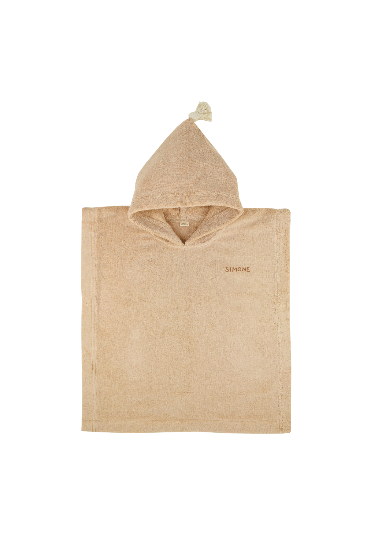 poncho enfant personnalisable pour bain et plage éponge moelleuse