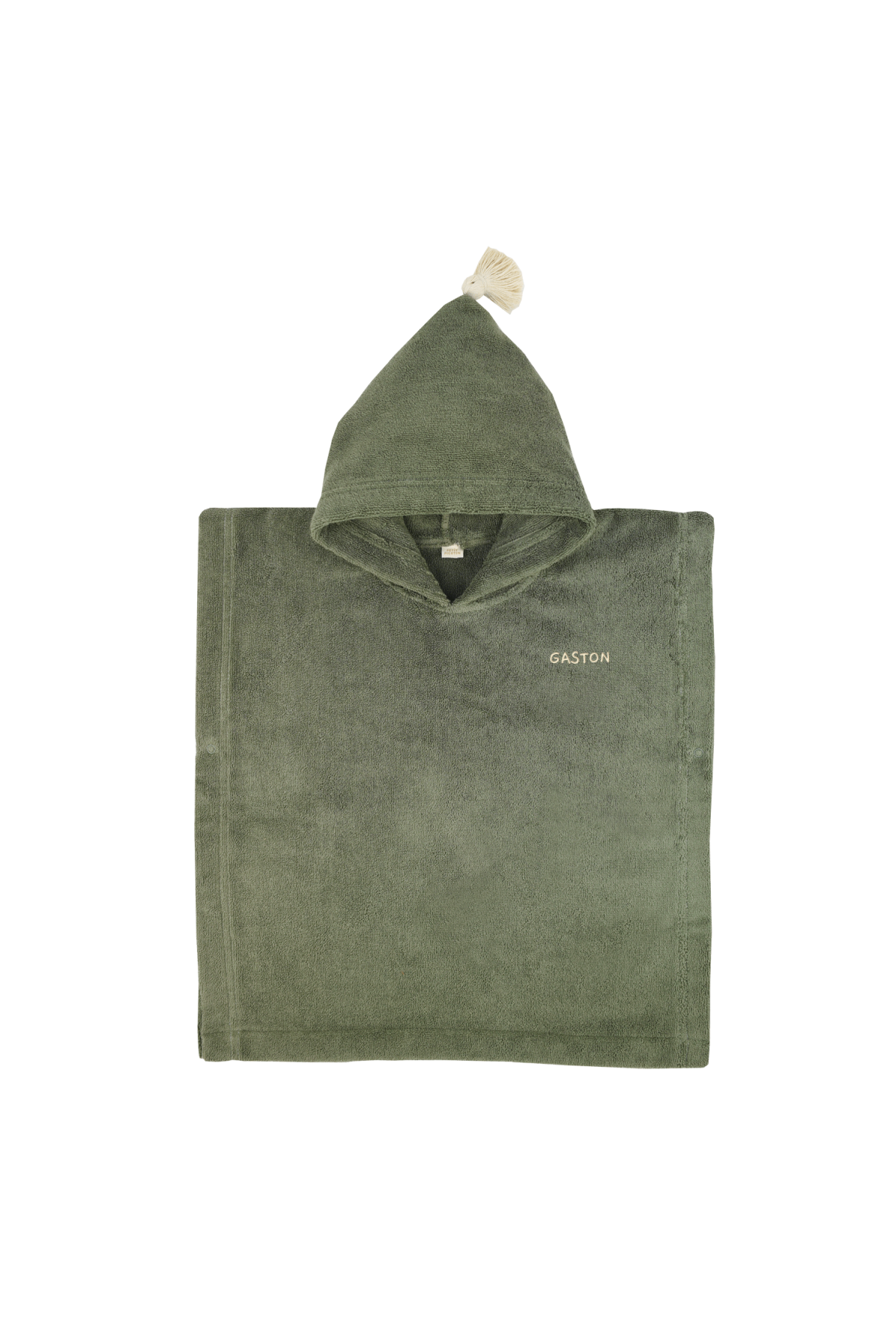 Personalizable kids’ poncho for bath and beach in soft terry cloth