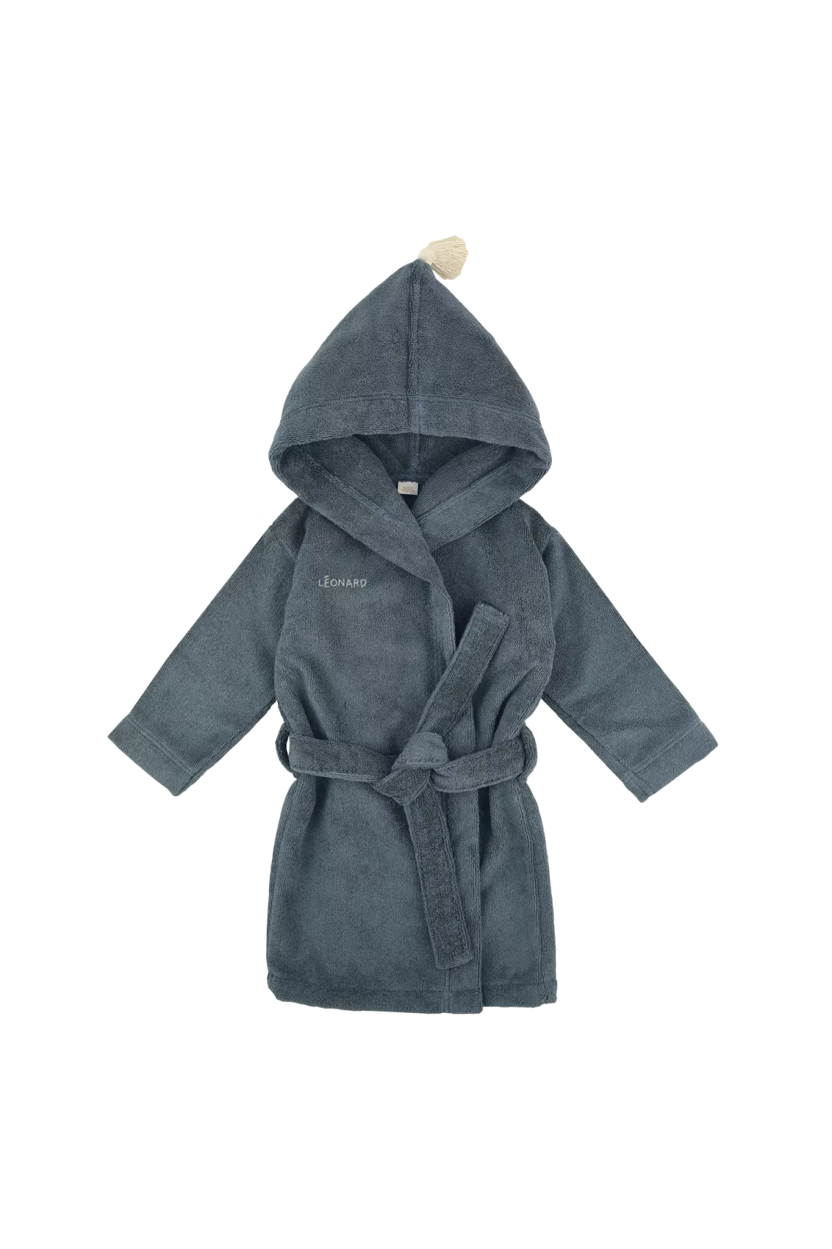 Personalizable kids’ bathrobe in soft terry cloth