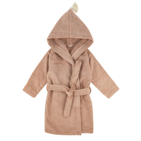 peignoir enfant personnalisable en éponge moelleuse