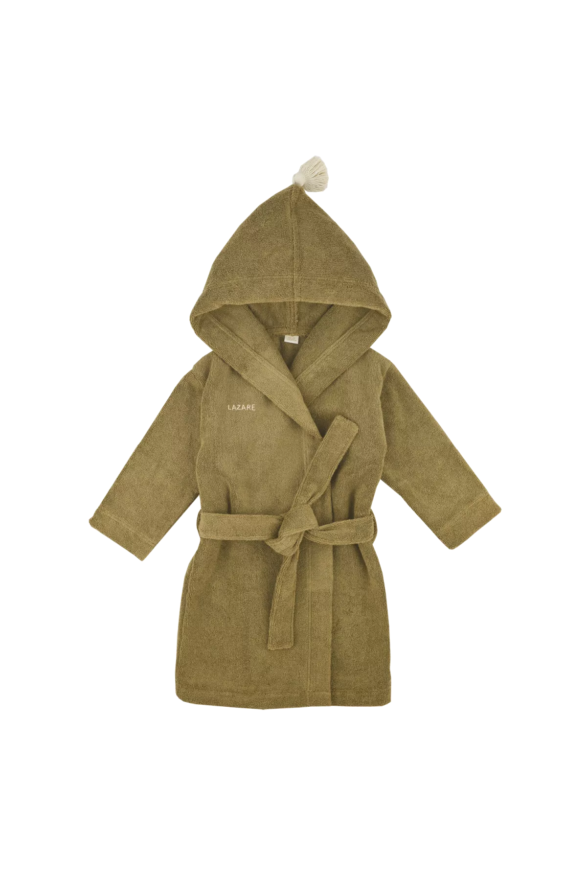 Personalizable kids’ bathrobe in soft terry cloth