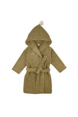 peignoir enfant personnalisable en éponge moelleuse