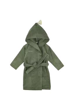 peignoir enfant personnalisable en éponge moelleuse