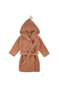 peignoir enfant personnalisable en éponge moelleuse