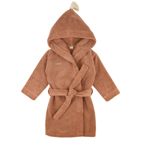 peignoir enfant personnalisable en éponge moelleuse