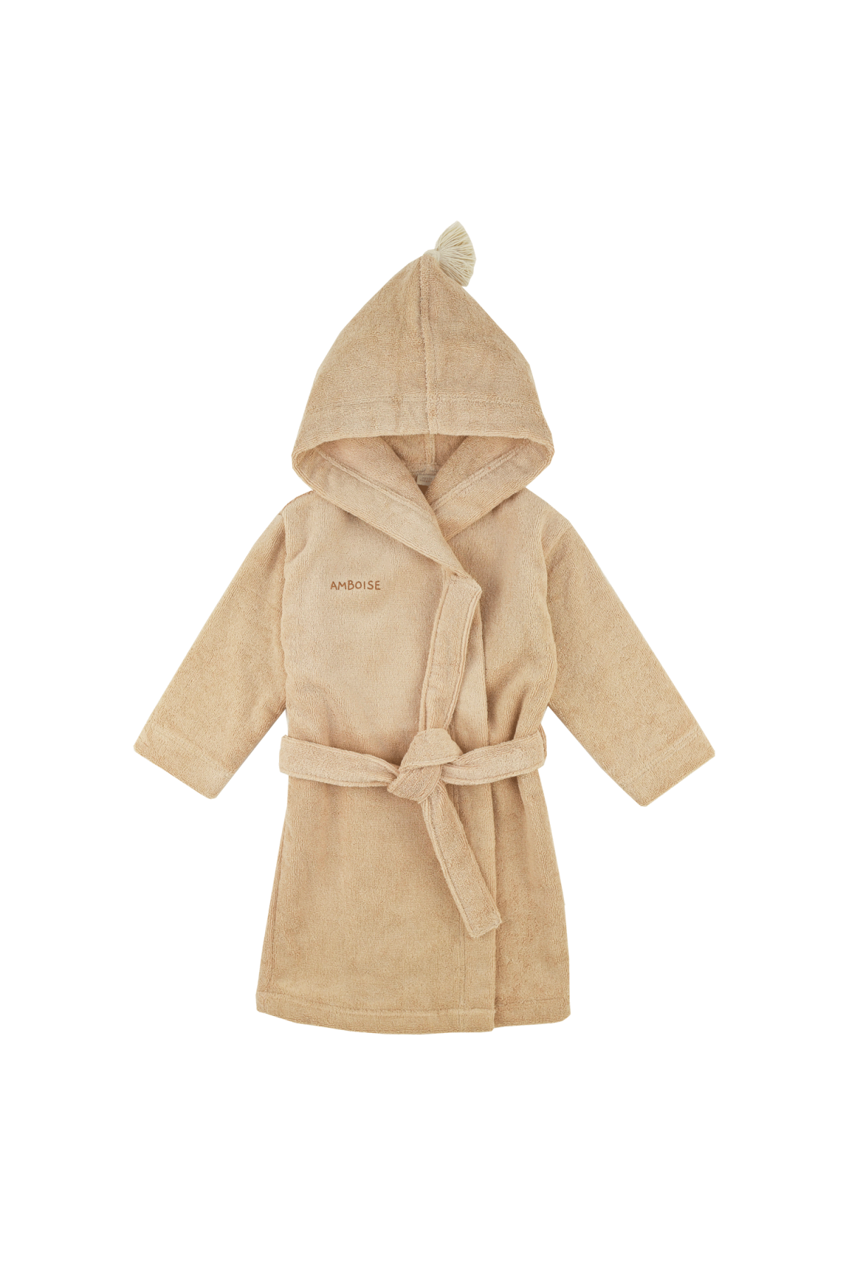 Personalizable kids’ bathrobe in soft terry cloth