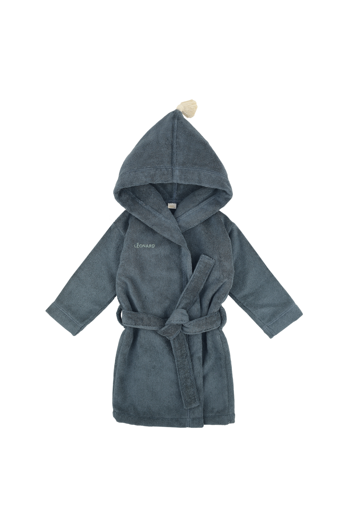 Personalizable kids’ bathrobe in soft terry cloth