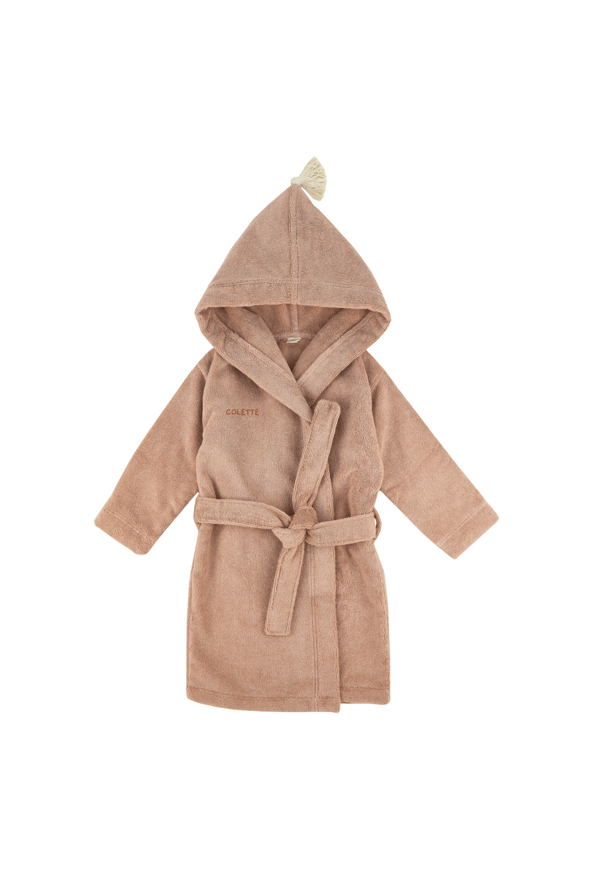 Personalizable kids’ bathrobe in soft terry cloth