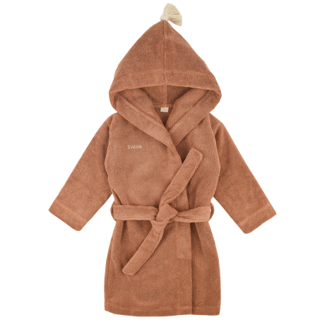 peignoir enfant personnalisable en éponge moelleuse