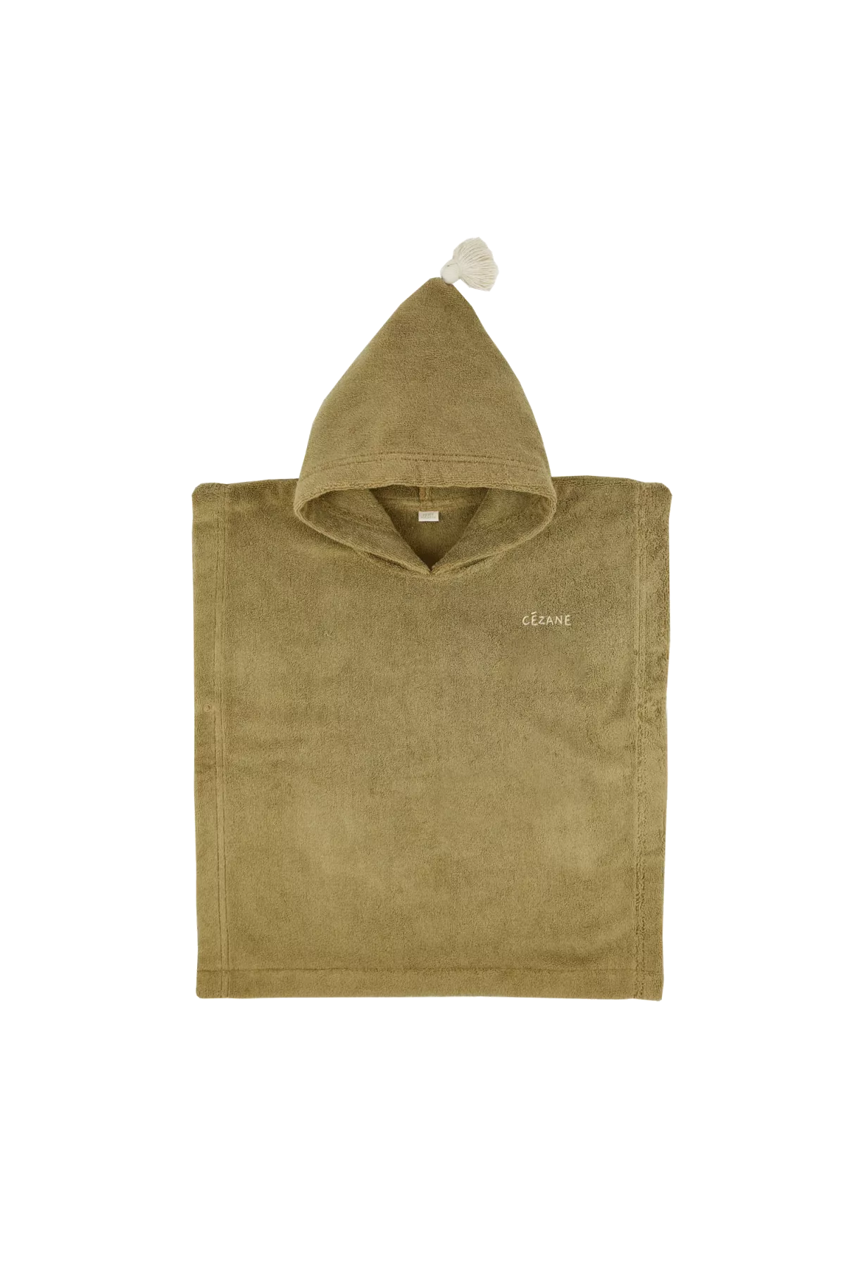 Personalizable kids’ poncho for bath and beach in soft terry cloth