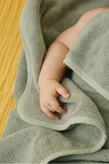 capa de baño para bebé personalizable de rizo absorbente y suave