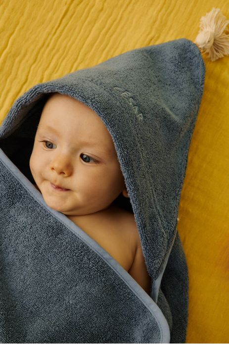 capa de baño para bebé personalizable de rizo absorbente y suave