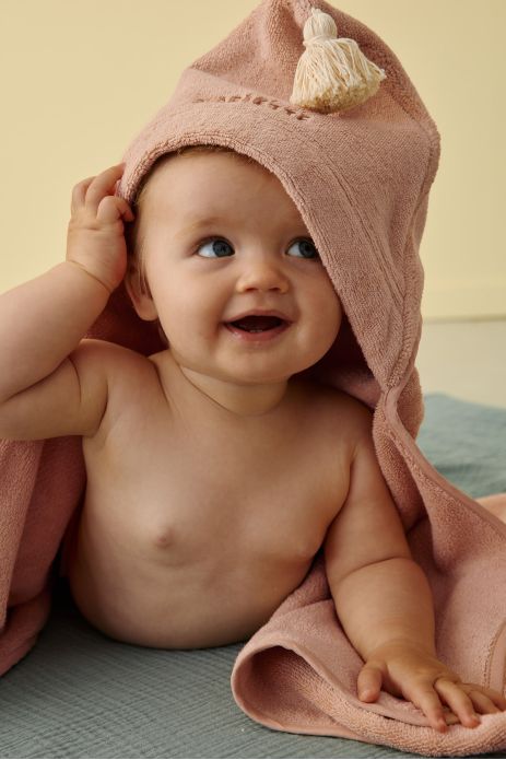 capa de baño para bebé personalizable de rizo absorbente y suave