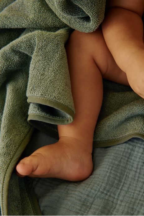 capa de baño para bebé personalizable de rizo absorbente y suave