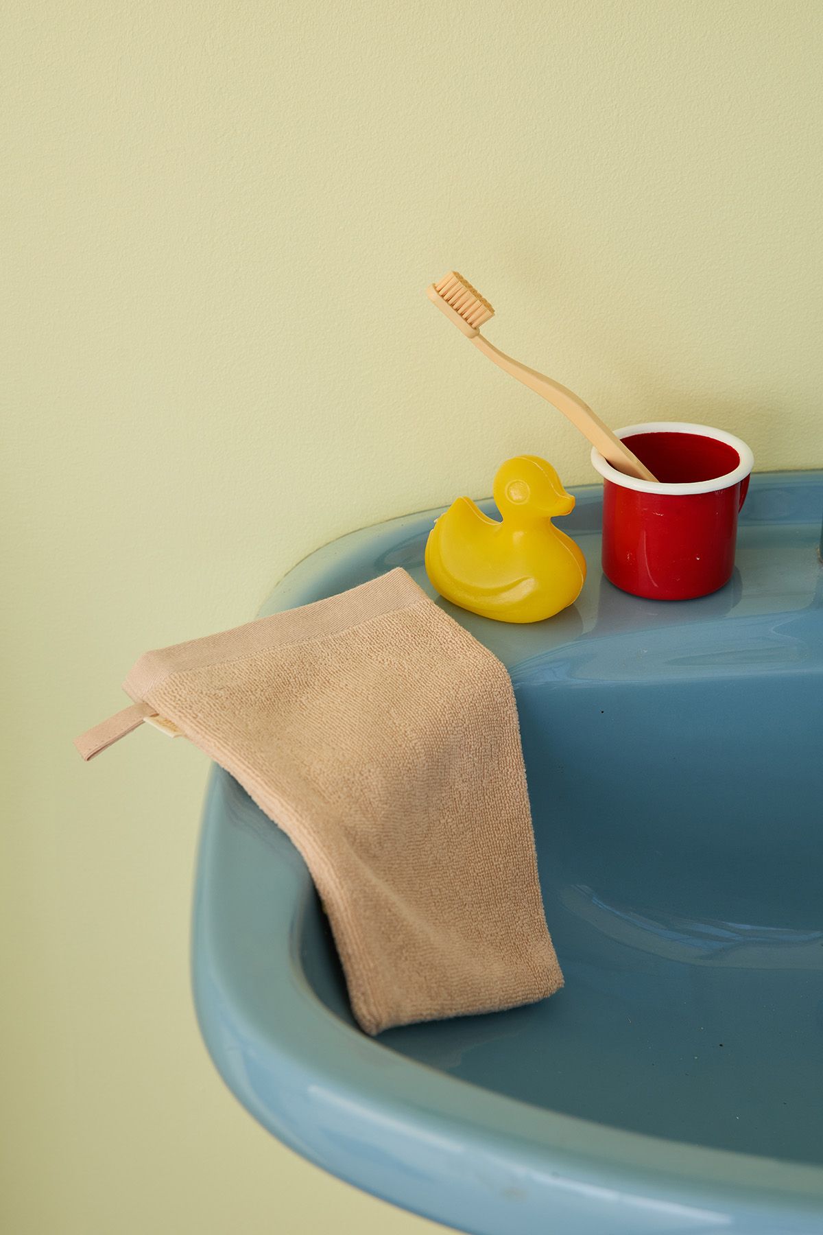 manopla de baño personalizable para niños y adultos de rizo suave