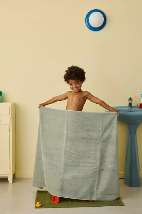 Toalla de baño de rizo personalizable para niños