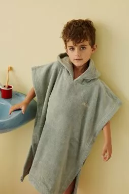 Poncho personalizable para niños, de rizo suave, para el baño y la playa
