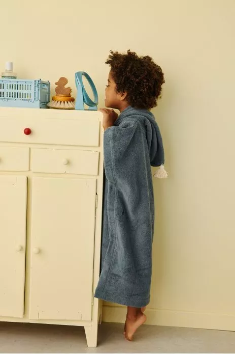 Poncho personalizable para niños, de rizo suave, para el baño y la playa