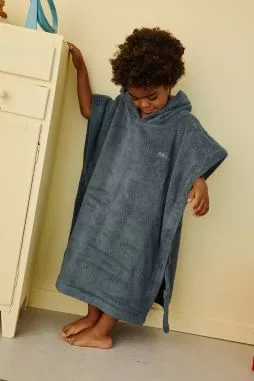 poncho enfant personnalisable pour bain et plage éponge moelleuse