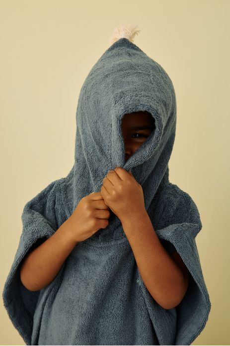 Poncho personalizable para niños, de rizo suave, para el baño y la playa