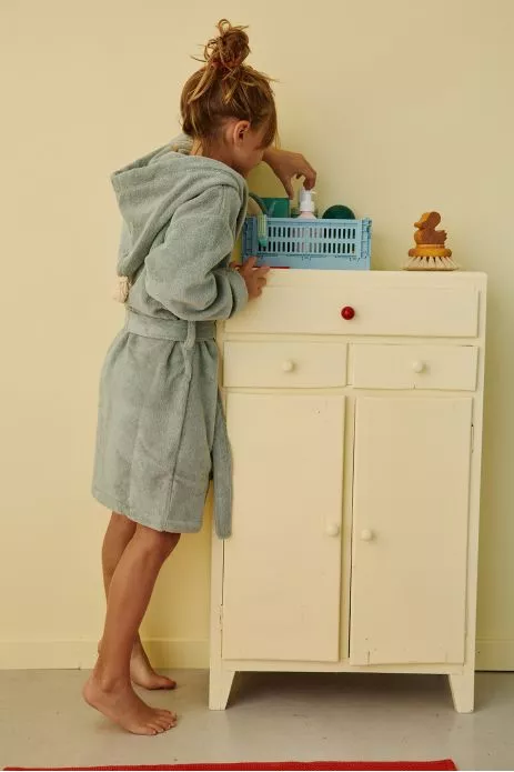 peignoir enfant personnalisable en éponge moelleuse